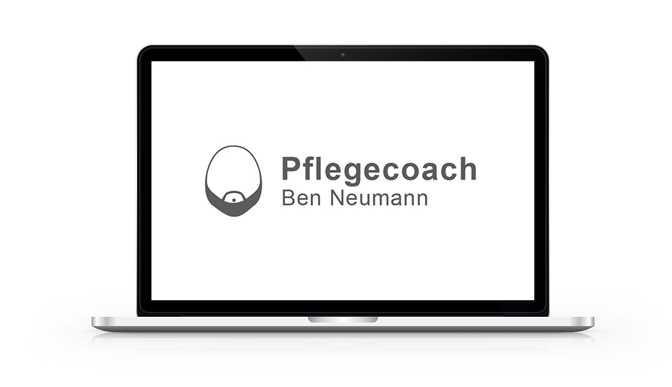 Logo Pflegecoach Ben Neumann MacBook
